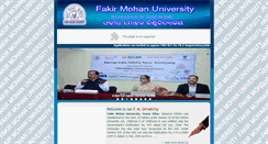 Desktop Screenshot of fmuniversity.nic.in