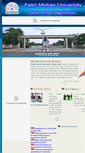 Mobile Screenshot of fmuniversity.nic.in