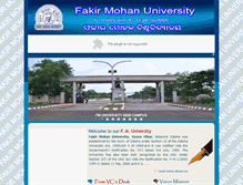 Tablet Screenshot of fmuniversity.nic.in